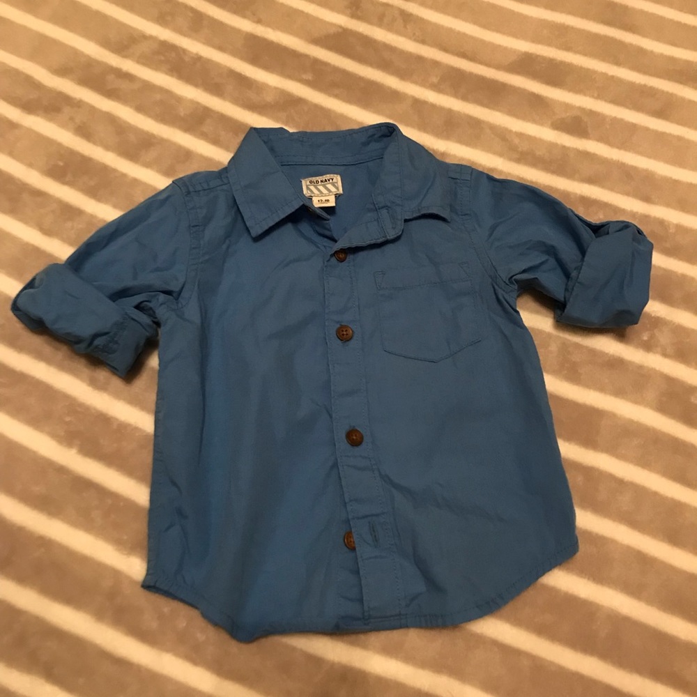 Infant boys button down shirt